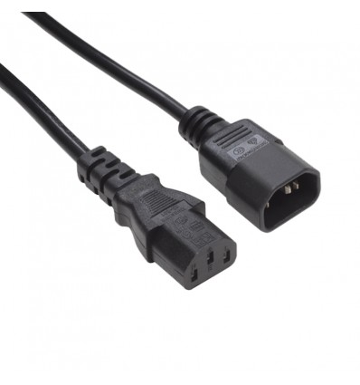 1m IEC Male – IEC Female Cable Lead