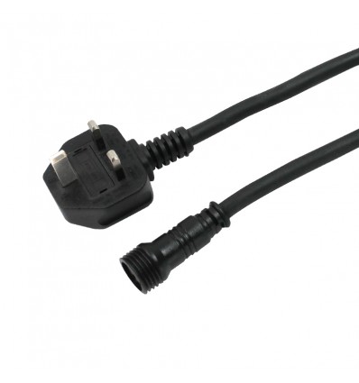 Exterior Spectra Series 2m Power Cable to UK Plugtop