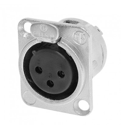 XLR 3-Pin Female Chassis Connector NC3FDL1