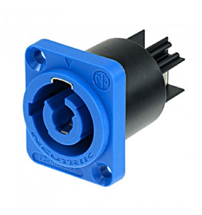 PowerCON A-type Chassis Connector Blue NAC3MPA-1