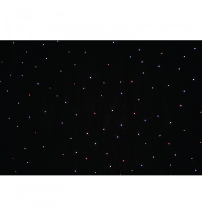 PRO 6 x 3m Tri LED Black Starcloth System