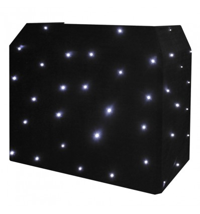 DJ Booth LED Starcloth System, Black Cloth, CW