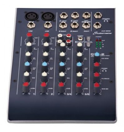 C2-2 2 Mic + 2 Stereo Ultra Compact Mixer