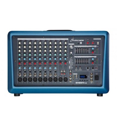 Event 712 Compact Box Mixer - 10 Mic / 2 Stereo Channel 500W